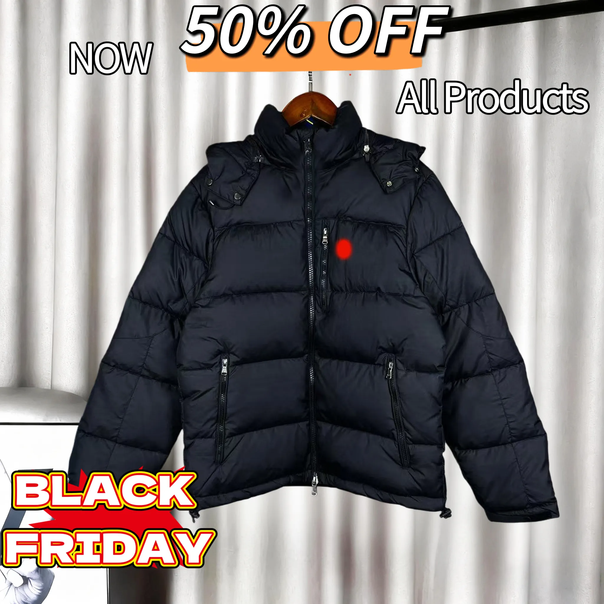 Designer Polos Puffer Mens Jacket Embroidery Letters Down Coats Thickening autumn awinter keep warm Outdoor Hooded Waterproof Jacke