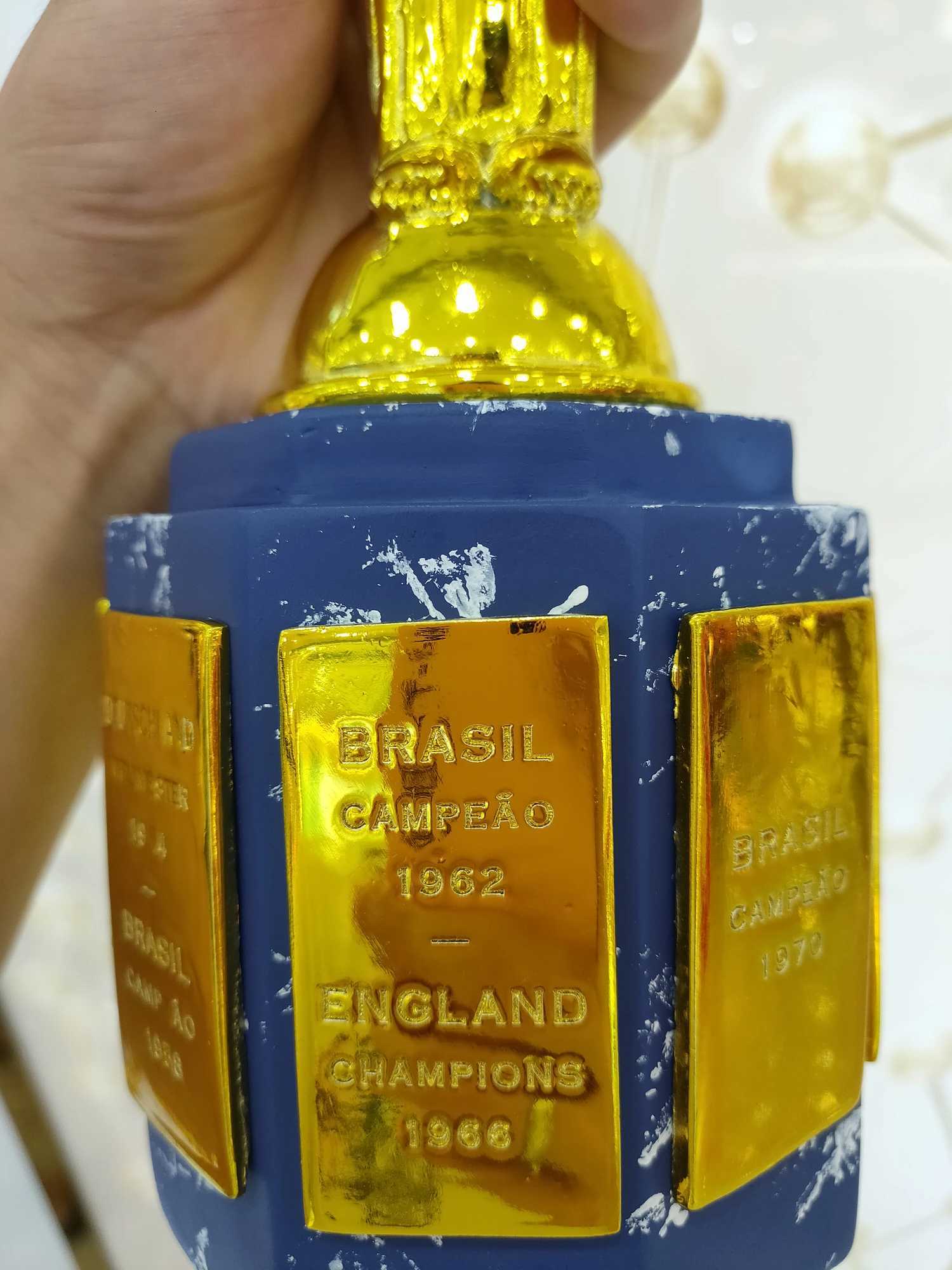 Football Trophy Cup Jules Rimet Trophy CPU Gift for Soccer Souvenirs Award Soccer Ball Fans CollectionW251125