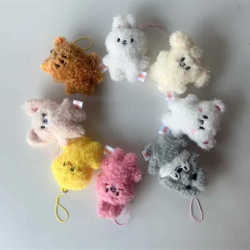 New SKZOO Mini Keychain Plush Pendant Fang Can Li Longfu Stray Kids Kawaii Stuffed Animal Toys Doll Bag Pendant Holiday Gift W251125