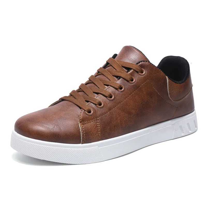 Flat shoes mens classic leather shoes spring and summer new style fionable models fl-encased thick-soled shoes Y251125