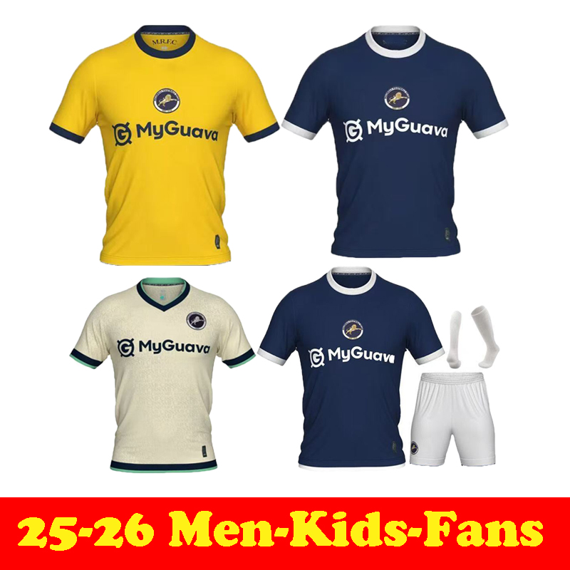25 26 millwall football soccer jerseys COBURNC MiTCHELL TANGANGA COOPER MCNAMARA tunnicliffe tom elliott aiden 2025 2026 football shirt men kids kit