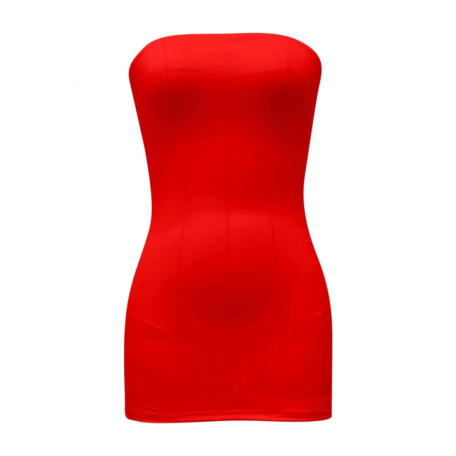 Dongdumaoyi Sexy Tube Tops Women Mini Dress Party Clubwear Female Strapless Off Shoulder Short Hip Wrapped Chest Bodycon