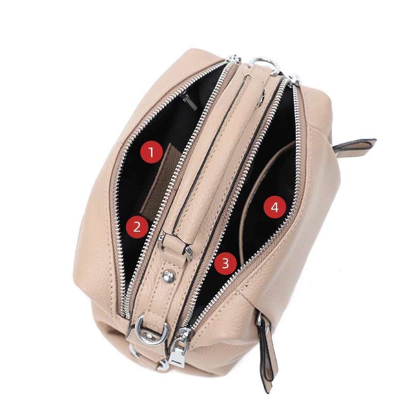Designer Bag 100% Genuine Leather Handbag Fashion Totes High Quality Shoulder Classic Female Crossbody Bag New Women Bags Gray