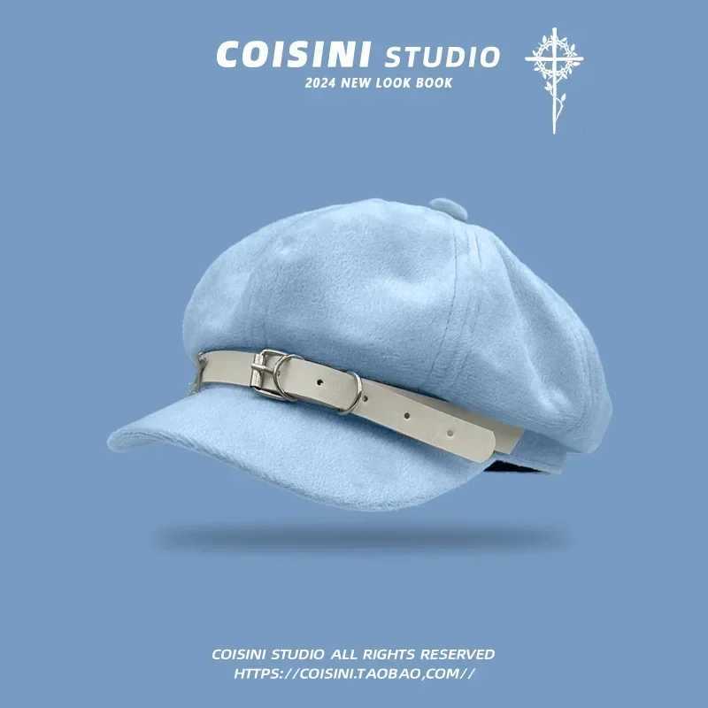 Custom Women Harajuku Gothic Lolita Beret hat Cap Y2K Girl bow Punk handmake decorative Sun hats J251125