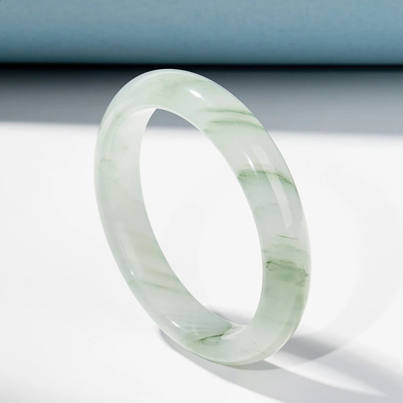 Natural Tianshan Cui Bracelet Fashion Classic National Style Womens Models 250424