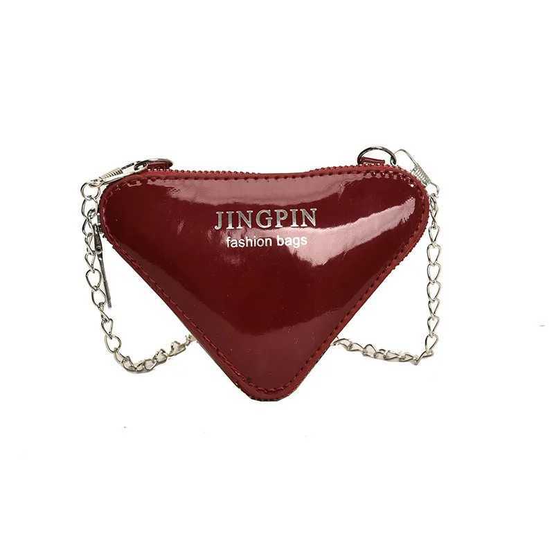 Fashion mini triangle bag Personalized shoulder cross body bag Womens mini coin purse lipstick key storage bag Girl purse W250421