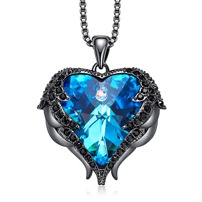 25 style Designer necklace Crystal Necklaces Designer Jewelry Heart of the Ocean necklace Women Wedding Jewelry Love Gifts Luxurious birthday and Chri - view 4