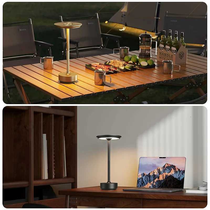 Wireless LED Reading Light Touch-Sensitive Bedside Decorative Night Light Portable Study Dining Table LampM251125