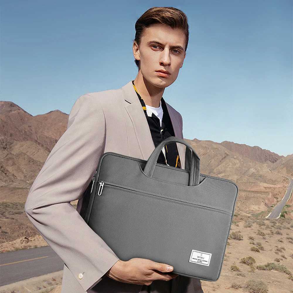WiWU New Laptop Bag for MacBook Air 153 2023 Waterproof Notebook Bag 156 inch for Xiaomi Lenovo Huawei HP Dell 14 InchT251125