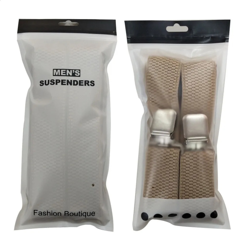 Heavy Duty Suspenders for Men Work Outdoor 3.8cm X-Back with 4 Strong Clips Adjustable Elastic Trouser Braces Strap Belts Navy 250425