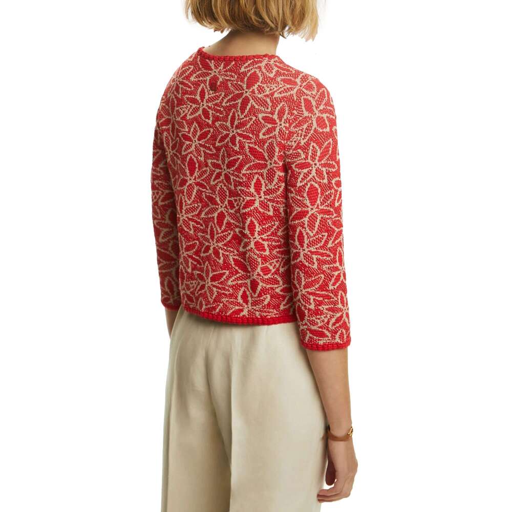 CHCH Casual Knitted Cardigan Vintage Chic Jackets Women Fashion 2024 Long Sleeve Loose Coats Summer Elegant Short Coat