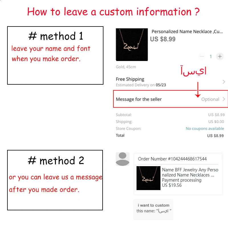 Customized Arabic Name Necklaces For Women Personalized Stainless Steel Chain Choker Islamic Necklace Wedding Jewelry Gift 2025 250425