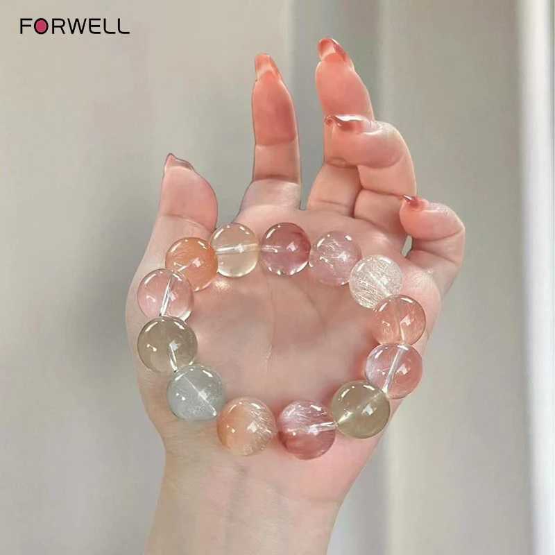 FORWELL Fashion charm Crystal Stretch Beaded Bracelets Elastic Rope Women Temperament Bracelet birthday gift for your girlfriend J251125