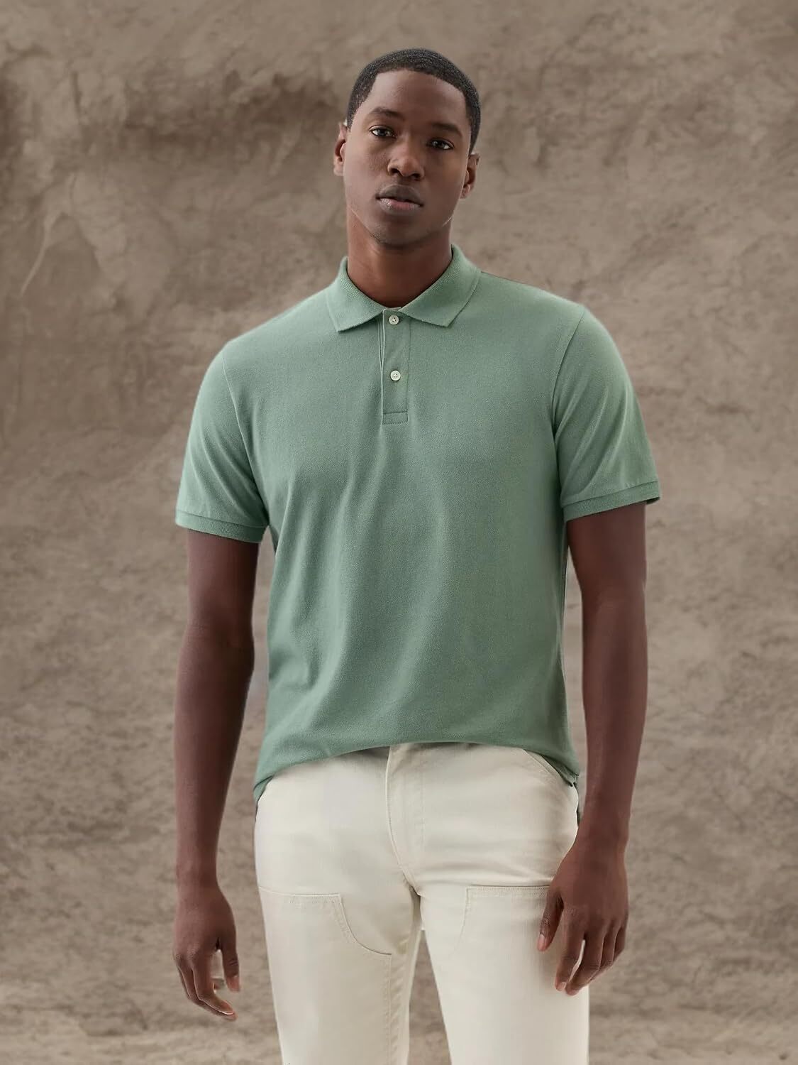 Mens Polo shirt Men's Stretch Polos Casual tops summer clothes Short sleeve simple fashion