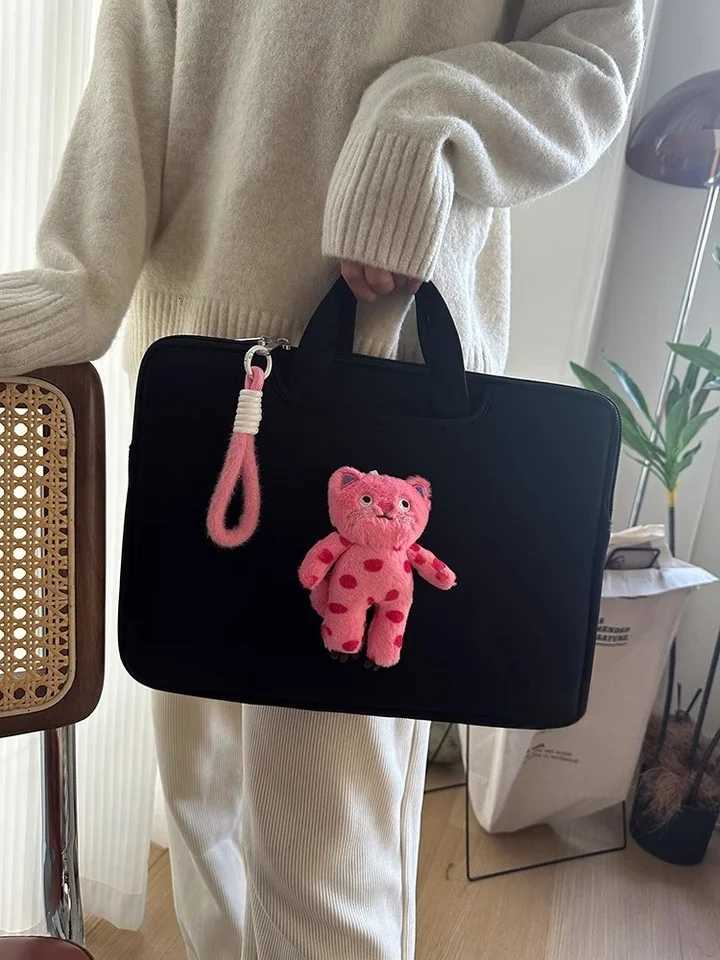 Ins Cat Cute Laptop Bag 13 133 14 15 156 16 Inch For Ipad Pro11 Macbook Air136 M3 Pro Dell Samsung Shockproof Notebook PouchT251125