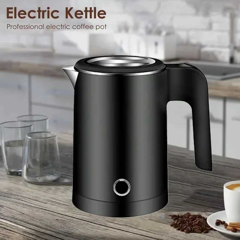 Electric Kettle 500ML Stainless Steel Portable Water Boiler Pot for Hotel Family Trip Kitchen Smart Kettle Pot Travel Tea Coffee C251125