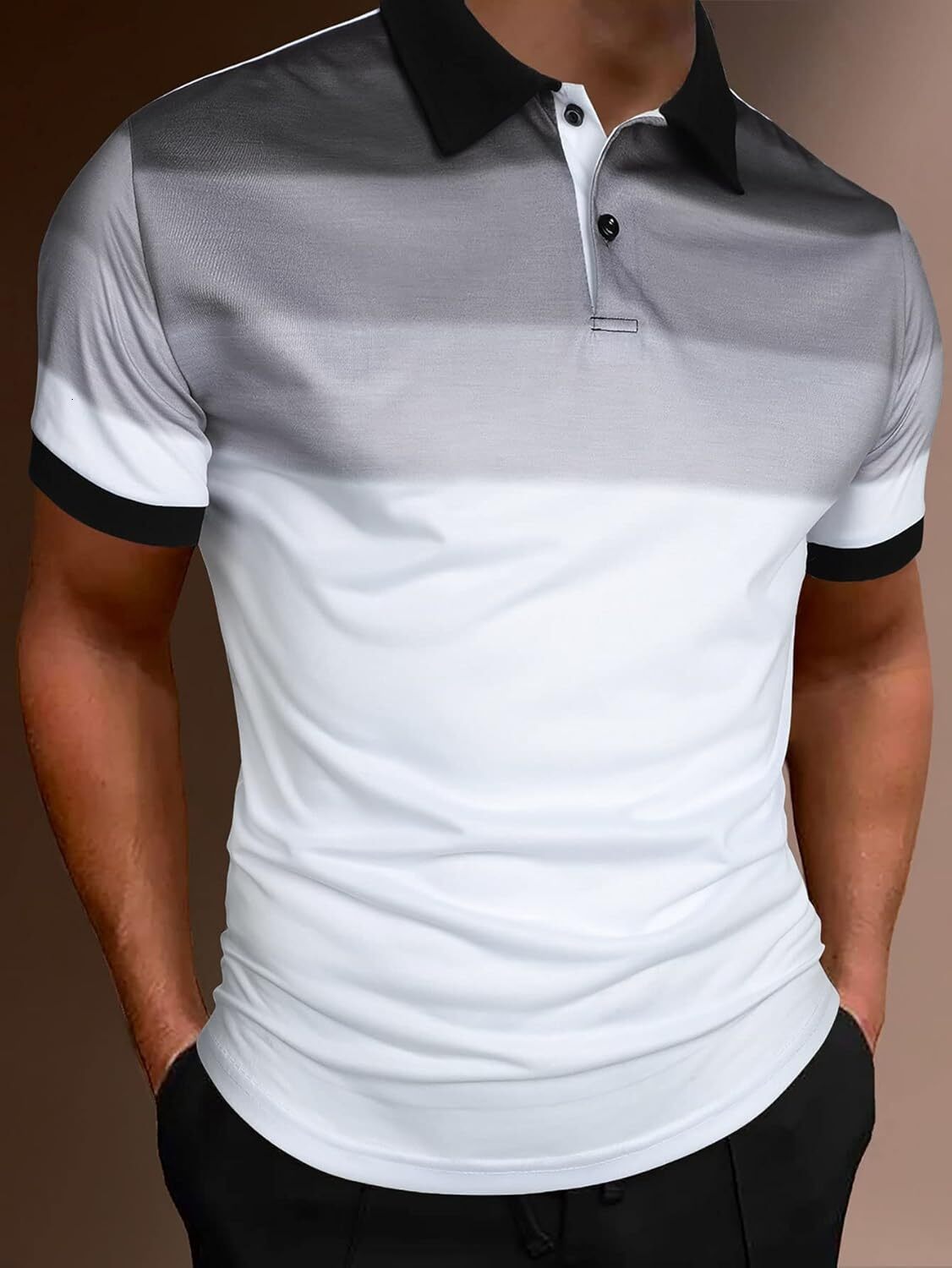 Mens Polo shirt Men's Golf Shirts Color Tennis Shirt Short Sleeve Casual Work Casual tops summer clothes Short sleeve simple fashion