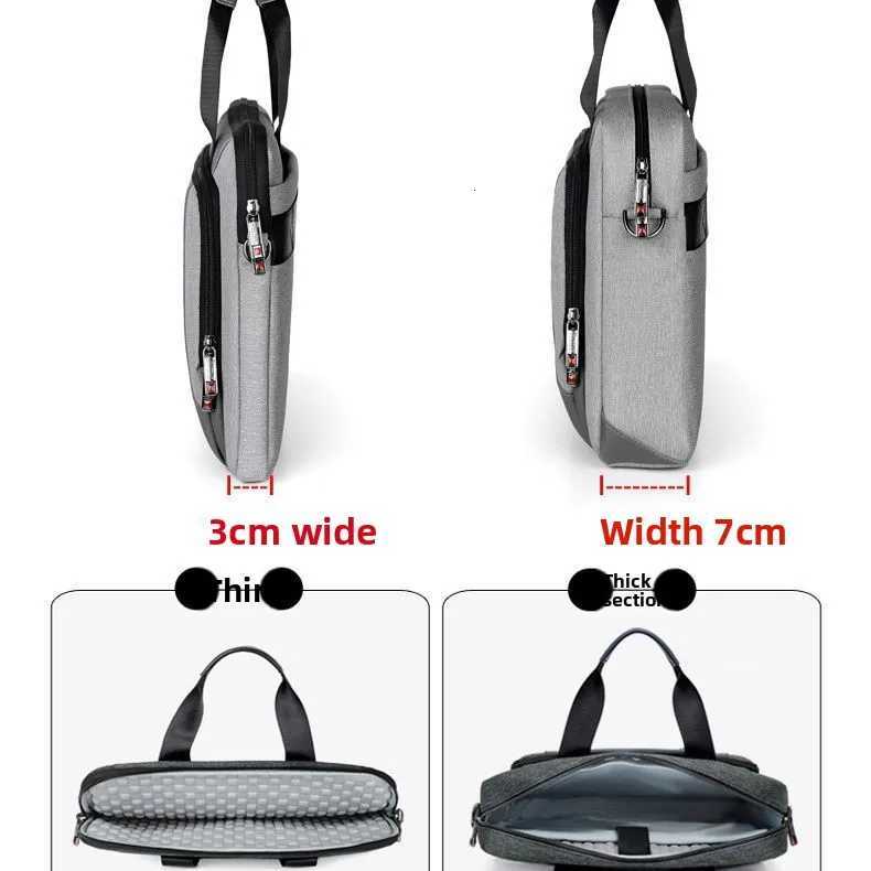 Laptop Bag Mens Portable 18-inch Large-capacity Briefcase One Shoulder Portable Airbag Computer BagT251125