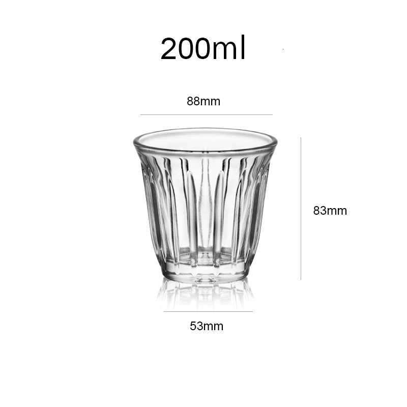 Barista Latte Cups 90ml-200ml Mug Coffee Or Tea Glass Mugs Flat White Espresso Coffee Cup Bring ic Elegance To Table Y251125