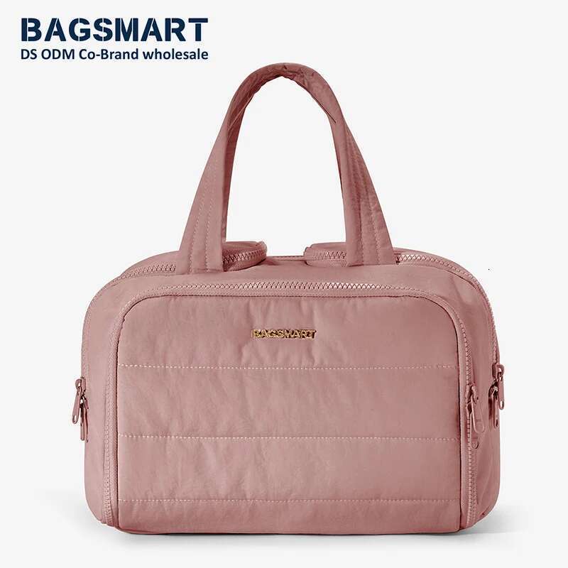 Designer Bag BAGSMART Makeup Large Capacity Storage Lightweight Wide-Open Cosmetic For Women Make Up Organizer Bag Travel Essentials