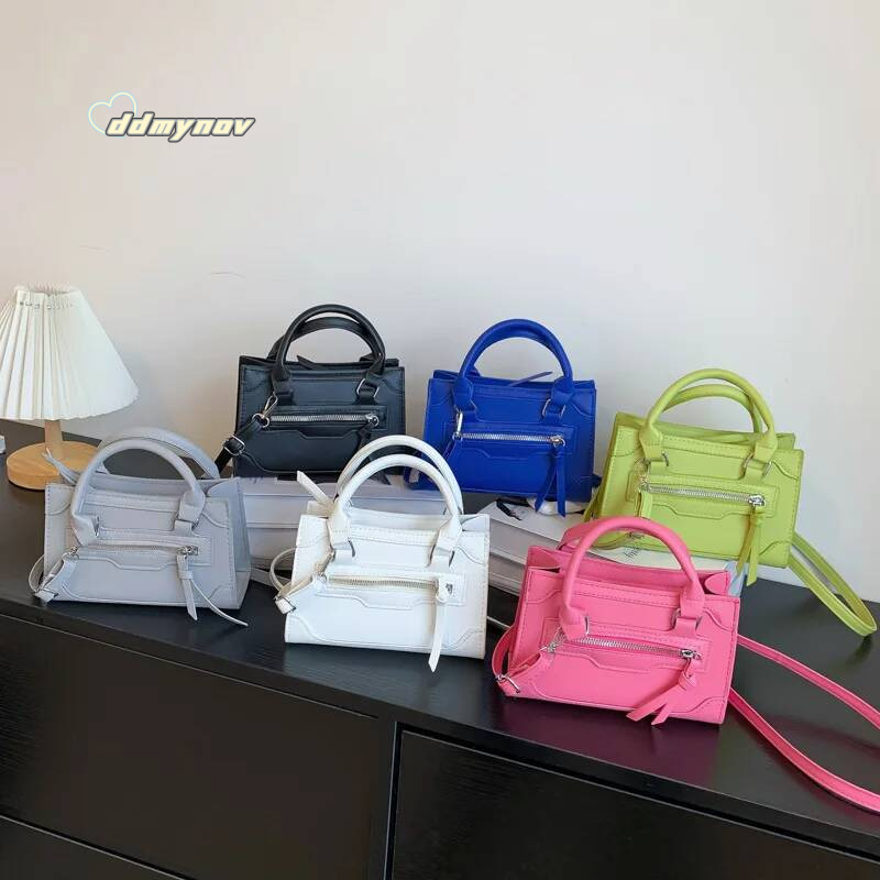 Crossbody for Women New Fashion Casual Western Style Shoulder Handbag Simple Texture Messenger Small Square Bag ddmynov