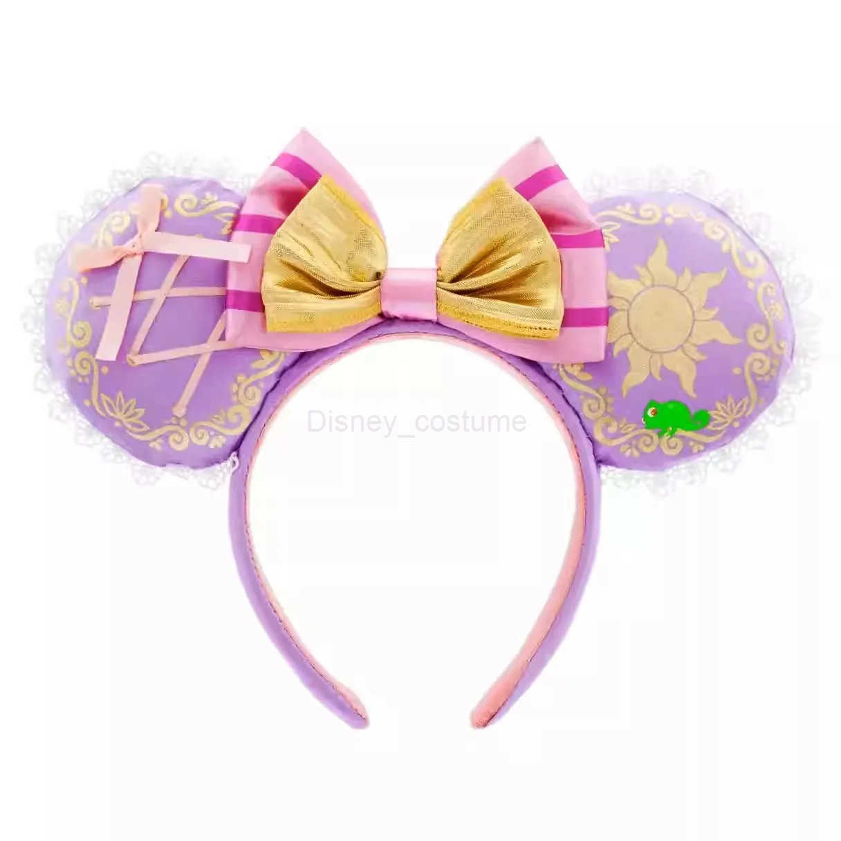 Disney Mickey Mouse Headband Disney Minnie Ears Princess Series PU Leather Headband Childrens Toy Decoration X250425