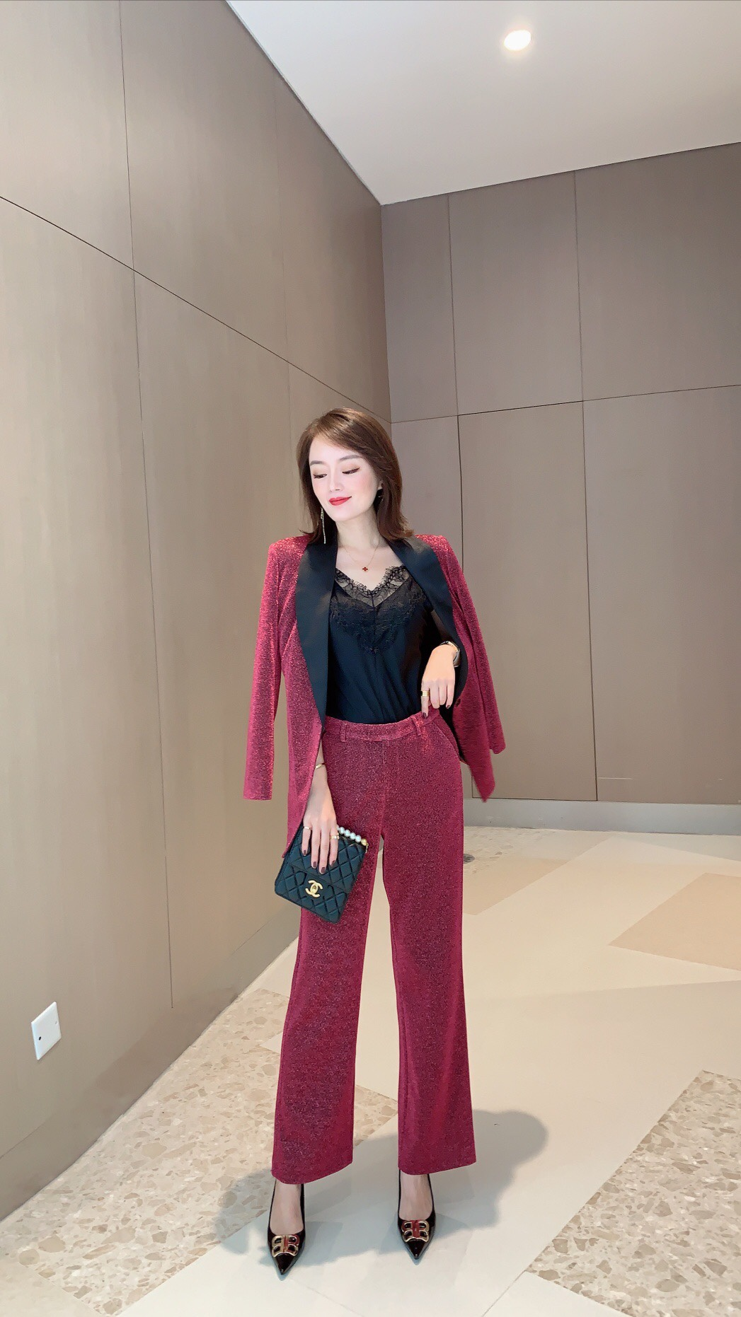 Womens Vest suits dress Vogue Paris Fashion Week Show Customized Fashion Tailored suits M39