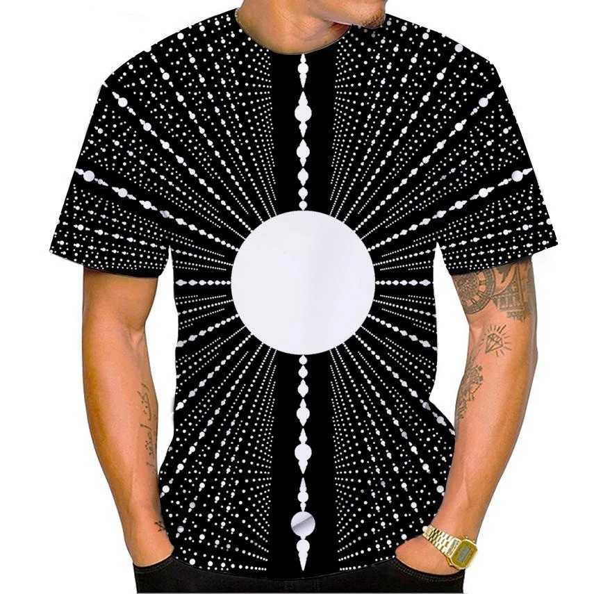 New Dizzy Fashion 3D Printed Mens Casual Hip Hop Cool T-shirt Dizzy Hypnosis Unisxe Fun Short Sleeve T-shirt Men/Womens Top W250425