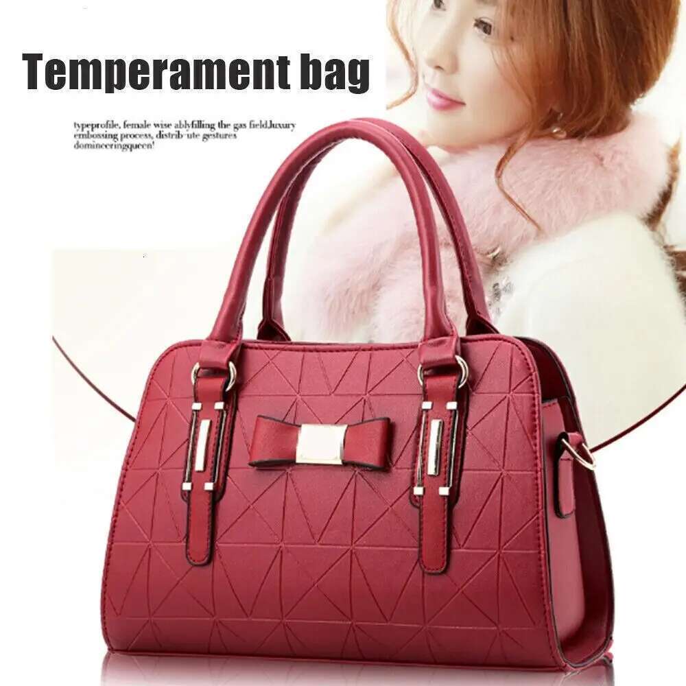 PU Leather Ladies Handbag Fashion Zipper Soild Color Tote Travel Purse Large Capacity Women Crossbody Shoulder Bag