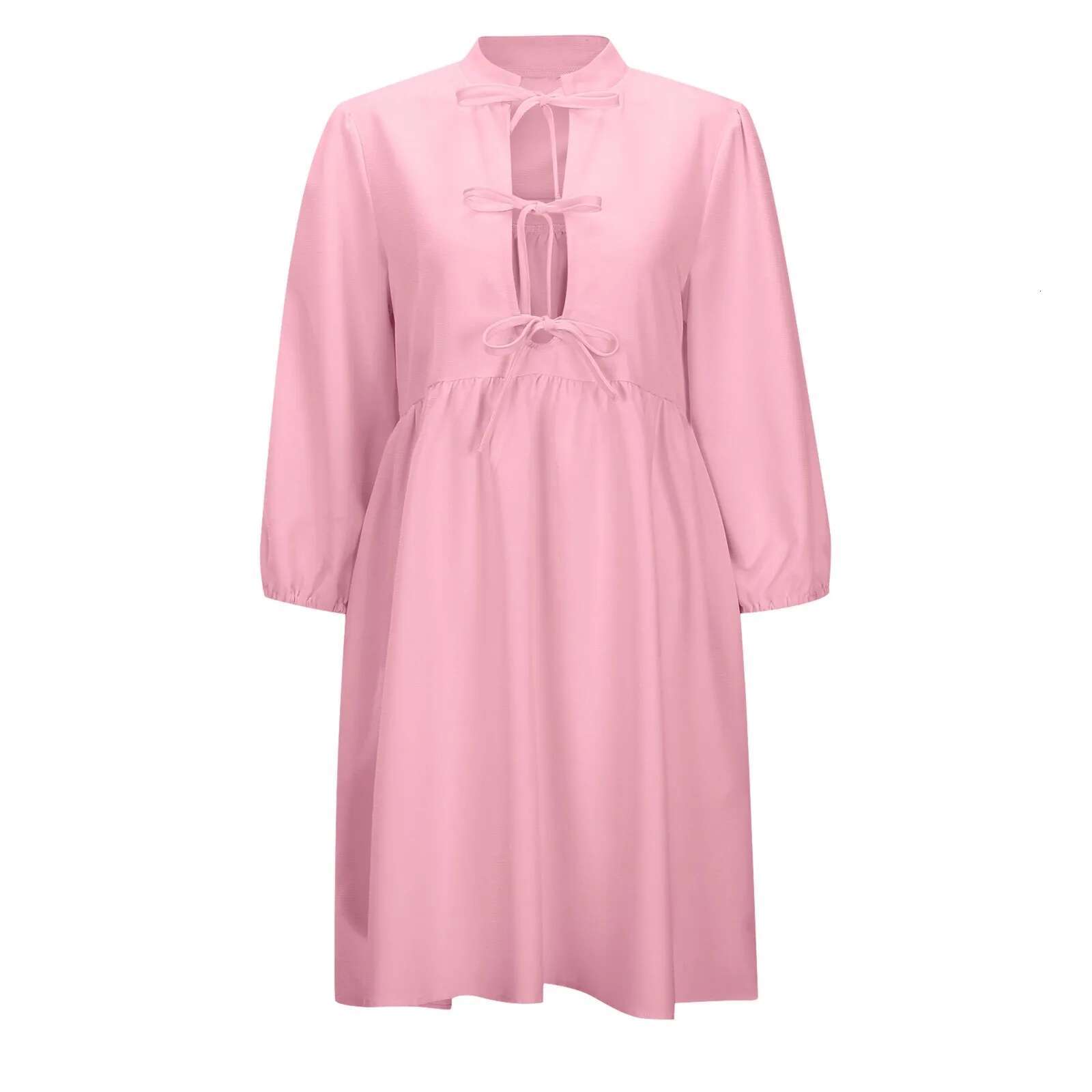 Dongdumaoyi Women S Sleeve Dress Loose Ruffles Befree Sexy Spring Bandage Boho Casual Holiday Party Elegant Dresses