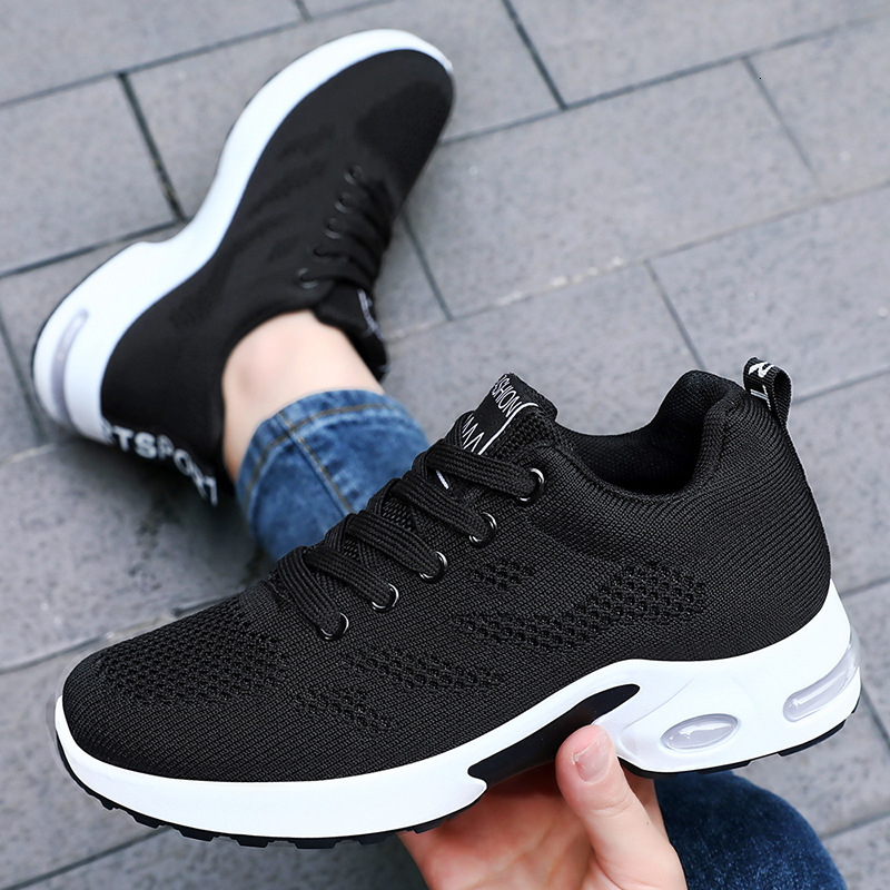 New Spring Women S Air Cushion TEMU Soft Soled Breathable Sports Single Shoes Ddmysaturn