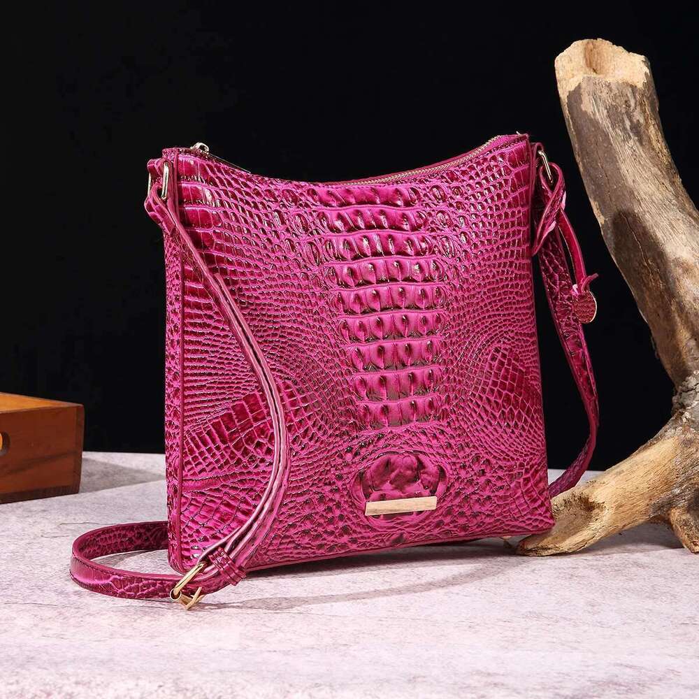 Designer Bag 2025 Fashion Gradient Crocodile Pattern Crossbody Bags Designer Women Shoulder Bag Pu Leather Classic Small Tote Female Purses Luxury Bag