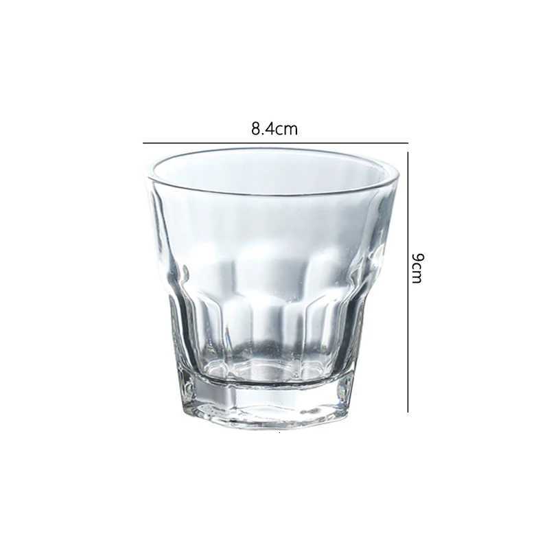 240ml/145ml Thick Bottomed Whiskey Glass ic Beer Glass Thick Bottomed Itan Espresso Glass Coffee Mug Drinking Glasses Y251125