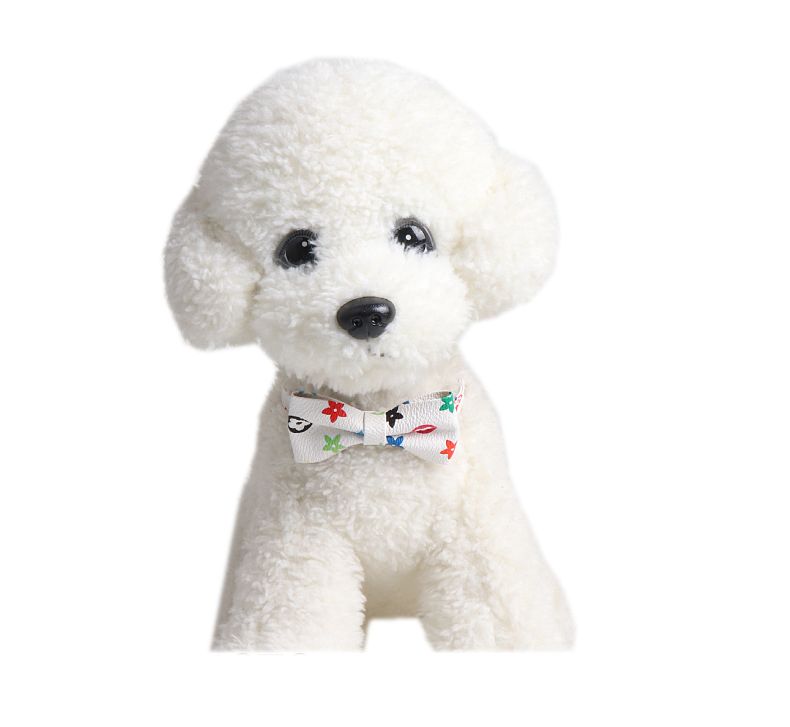 Breakaway Cat Dog Collar Designer with Bow Tie and Bell Classic Old Flower Pattern Designer Dog Collar Adjustable 7-11 inches for Kitten Cats Wholesal