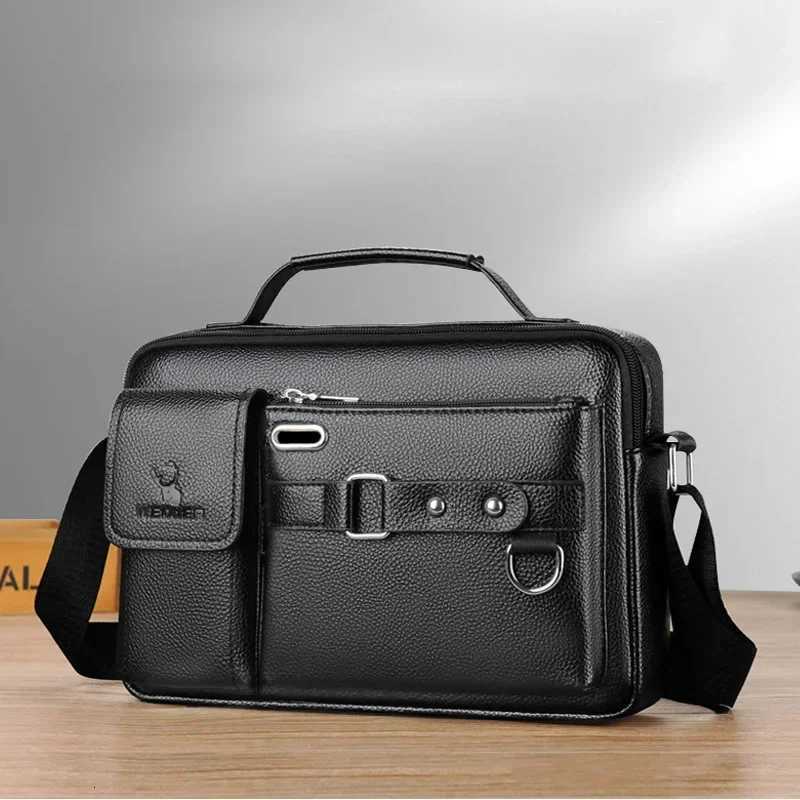 Suitcase Bag Men Leather Womens Briefcase Bag Mens Executive Briefcase in Legitimate Leather Designer Luxury Bags HandbagT251125