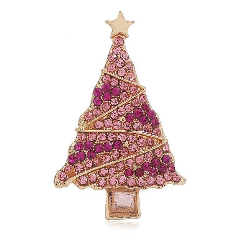 Christmas tree brooch ring trend personalized sweater coat creative pin accessories high-end and versatile atmospheric corsa J251125