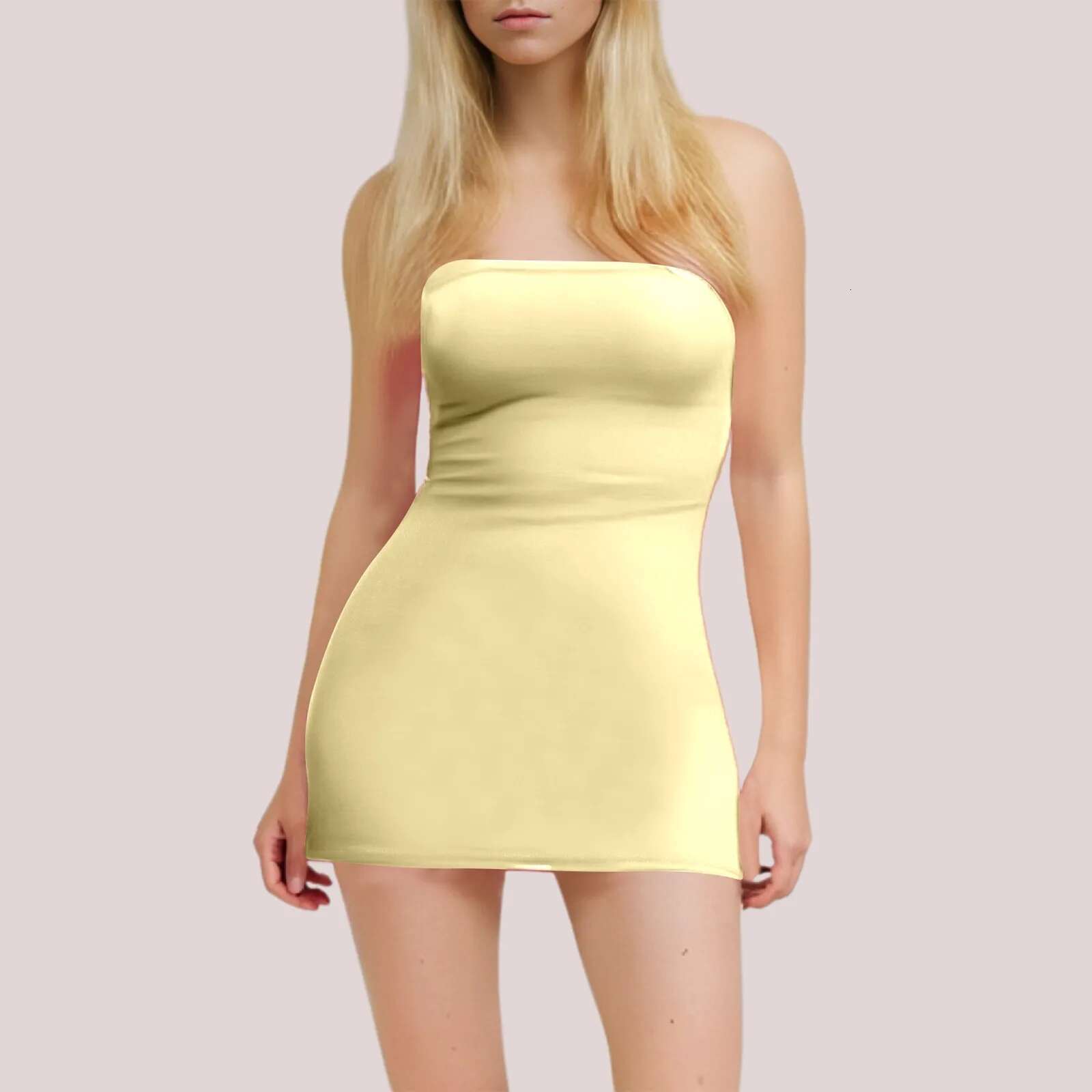 Dongdumaoyi Sexy Tube Tops Women Mini Dress Party Clubwear Female Strapless Off Shoulder Short Hip Wrapped Chest Bodycon