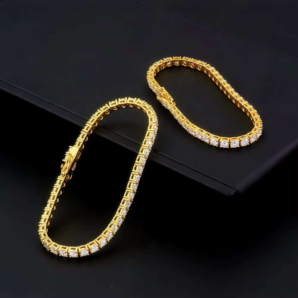 Classic 925 Silver 2mm-3mm Moissanite Tennis Bracelet 4 Prong Ultra Value Collection DEF COLOR VVS Clarity