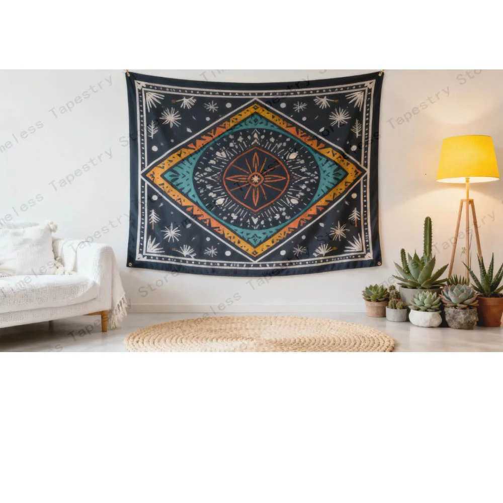 Comfortable Moroccan - Style Tapestry Perfect For Adding Luxurious Vibe To Autumn And Winter Season Home DecorM251125