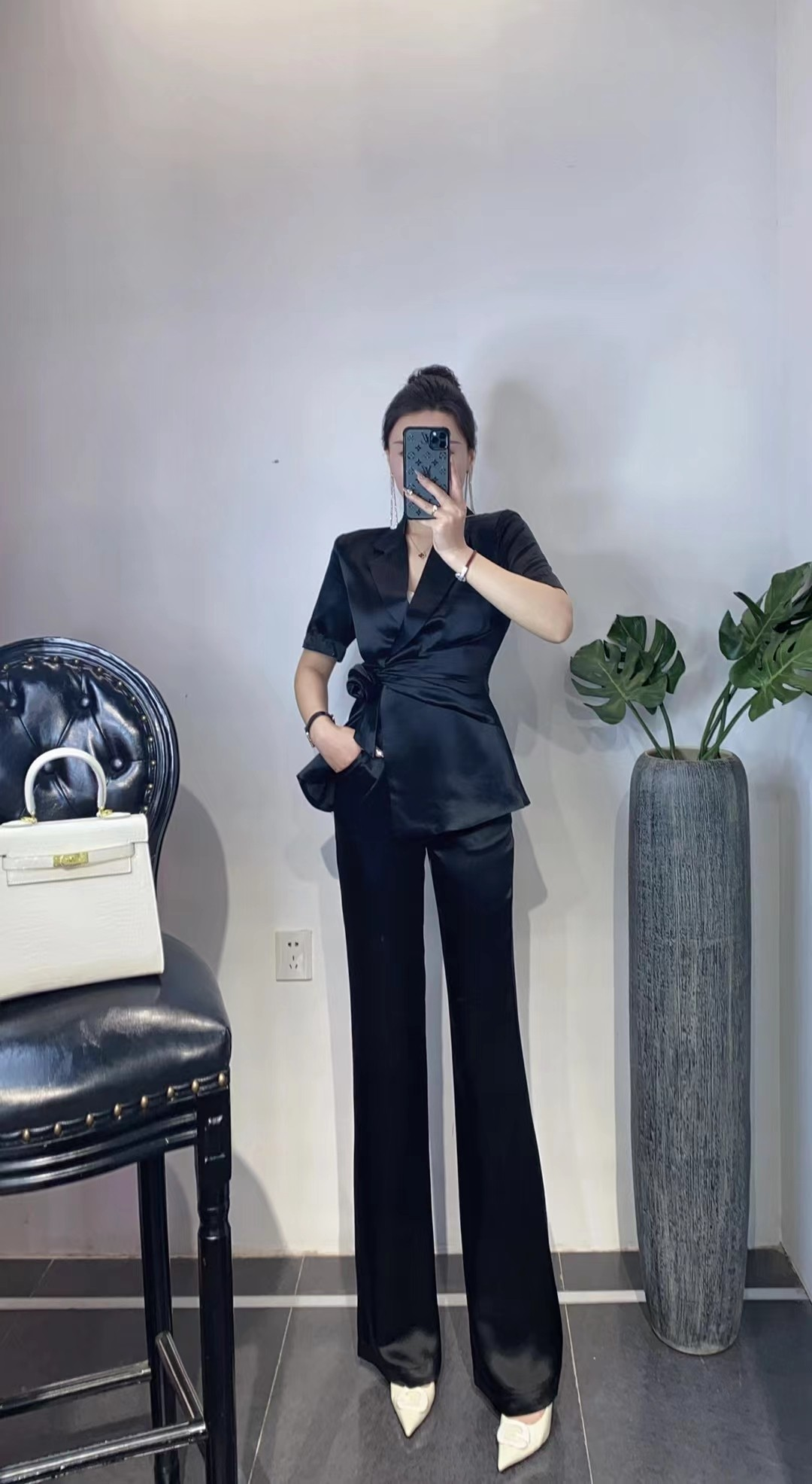 SLP blazer suits Vogue Paris 2025 Fashion Week Show Customized Fashion Tailored clothing mens and womens Fashion ParisM37