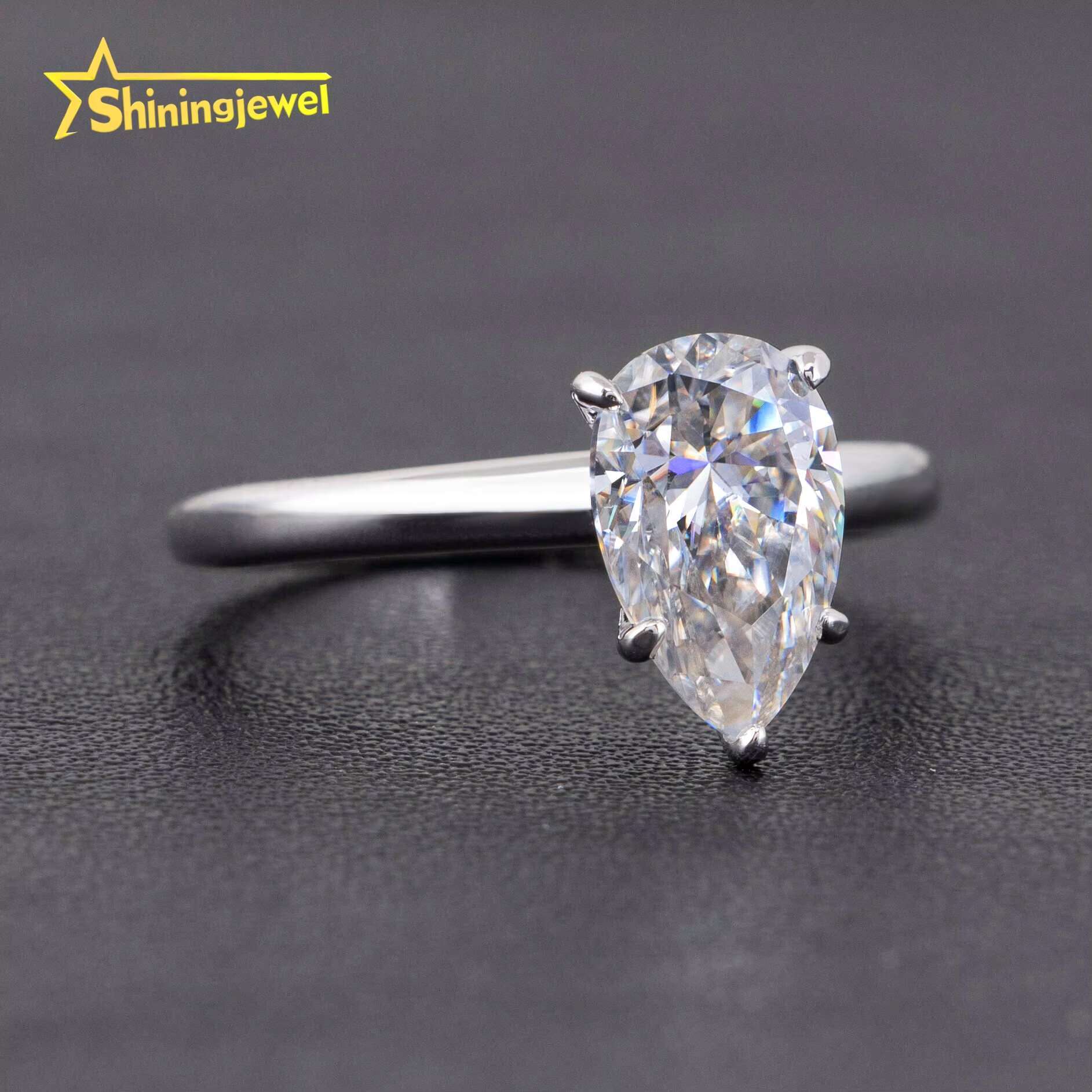GRA Certificate Solid 925 Silver Fine Jewelry Sparkle Cross Style Iced Out Moissanite Men Rings Hip Hop Ring