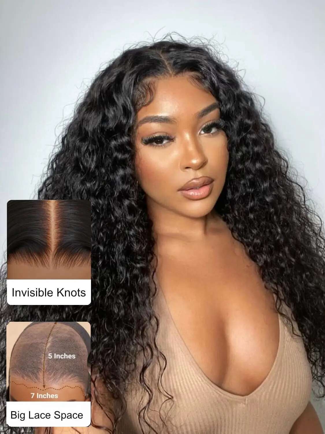 Loose Deep Wave Wigs For Women Glueless Wig Ready To Wear Pre Plucked Brazilian Raw Human Hair