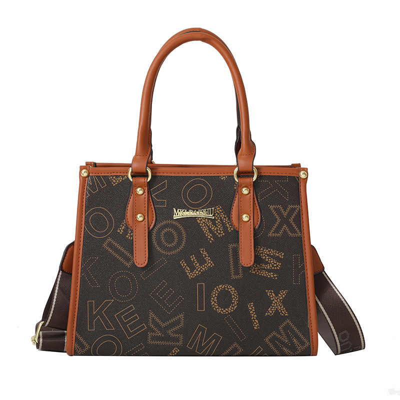 New Free Delivery Designer Shoes By 2025 Printed For Women, Autumn New Trendy Temperament, Shoulder Bag, Letter Style, Contrasting Color, Crossbody Ba