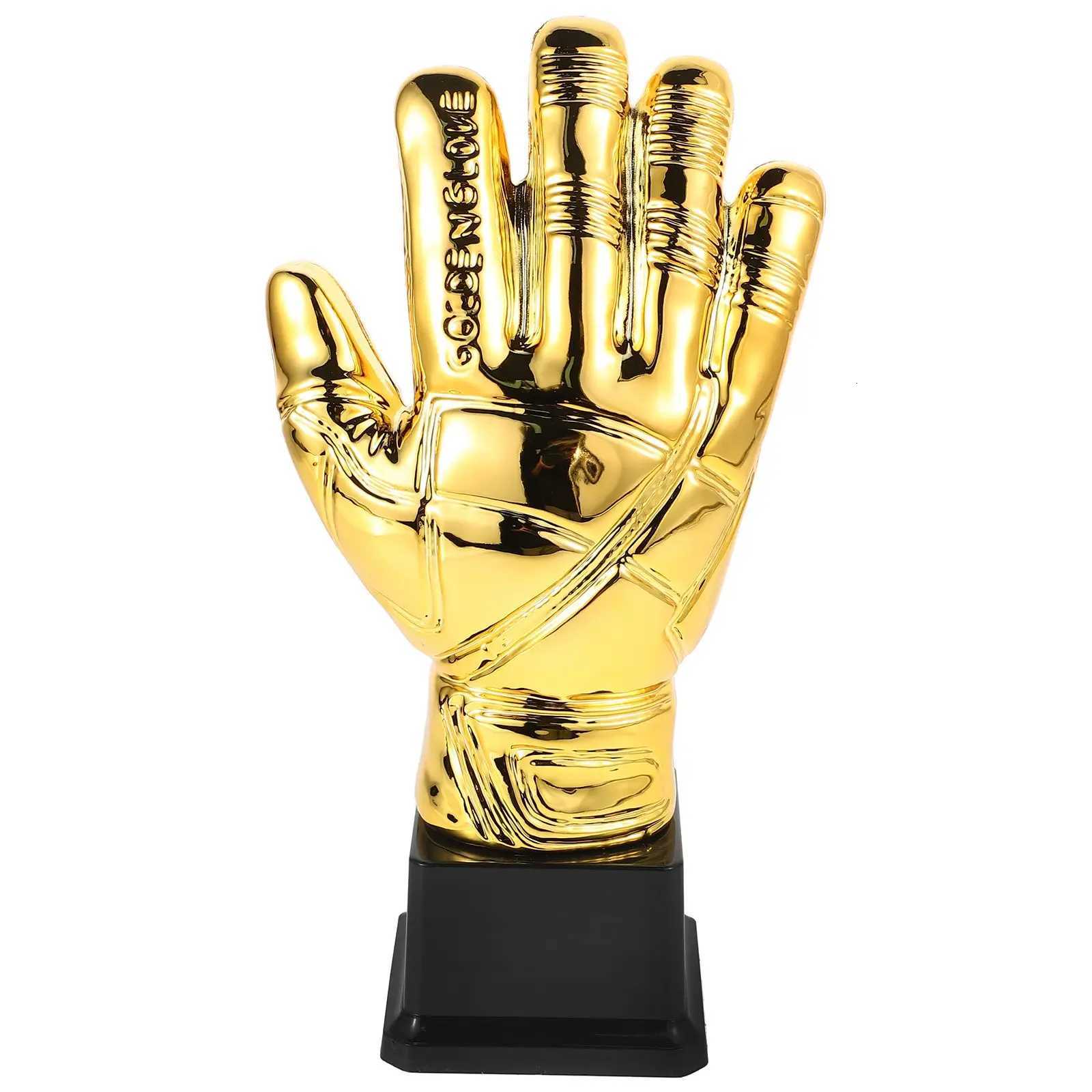 Football Kids Celebration Goalkeeper Champions Award Plastic Mini Trophies Soccer Glove Trophy SoccerW251125