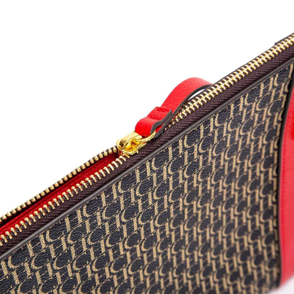 CHCH Women's Wallet 2024 New Letter Printed Zipper Envelope Business Credit Card Bag
