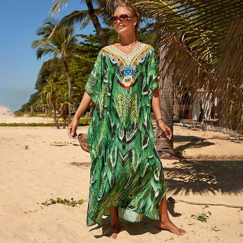 Swimwear beach wear womens Kaftan summer dress swimsuit bikini 250422