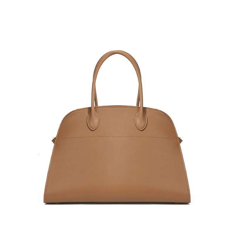 Margaux15 Deerskin, Maillard High Frosted Cowhide Handbag For Women Genuine Leather High-Grade Large-Capacity Suede Tote Bag