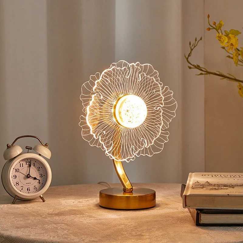 Luxury Minimalist Table Light Living Room Bedroom Bedside Home Interior Decorative Light USB Atmosphere AtmosphereTable LampsM251125