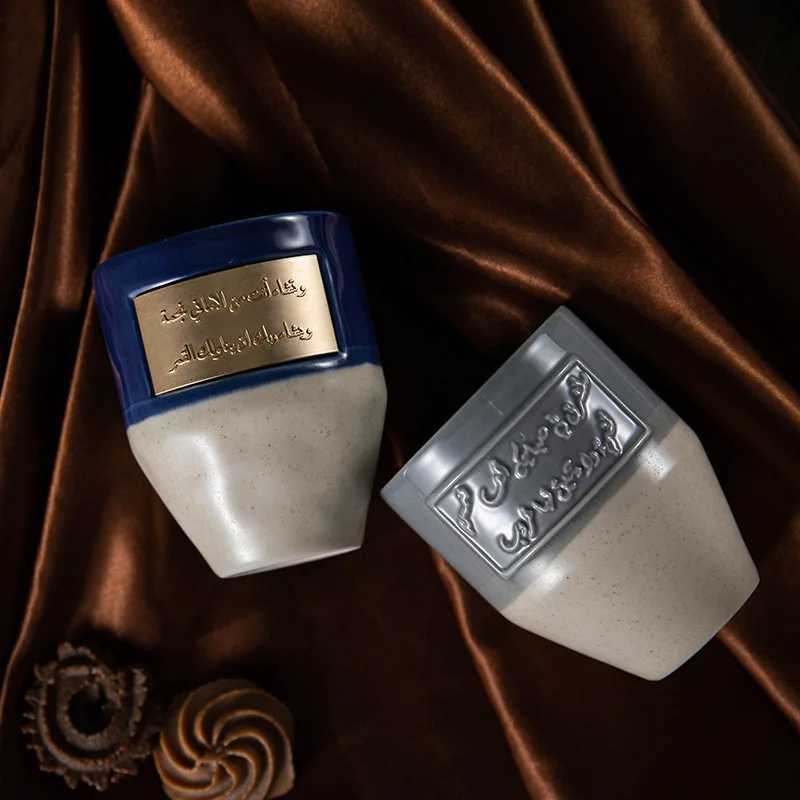 Inscriptions Saudi Style Mug Milk Ice Coffee Cup Creative Ceramic Couples Cup Tea Cup Office Mug Gift for Friends Middle Eastern Y251125