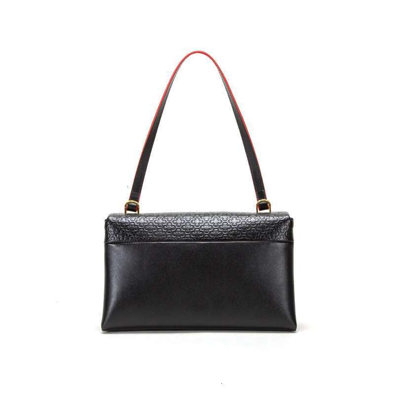 Women's Bag New Advanced 100% Leather Soft Female C-Shaped Emed Removable Shoulder Strap Lady Handbag